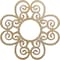 Ekena Millwork Cohen Wood Fretwork Pierced Ceiling Medallion, Birch, 30"OD x 10 1/4"ID x 1/4"T CMWP30X30X0250COBI - alternate 1